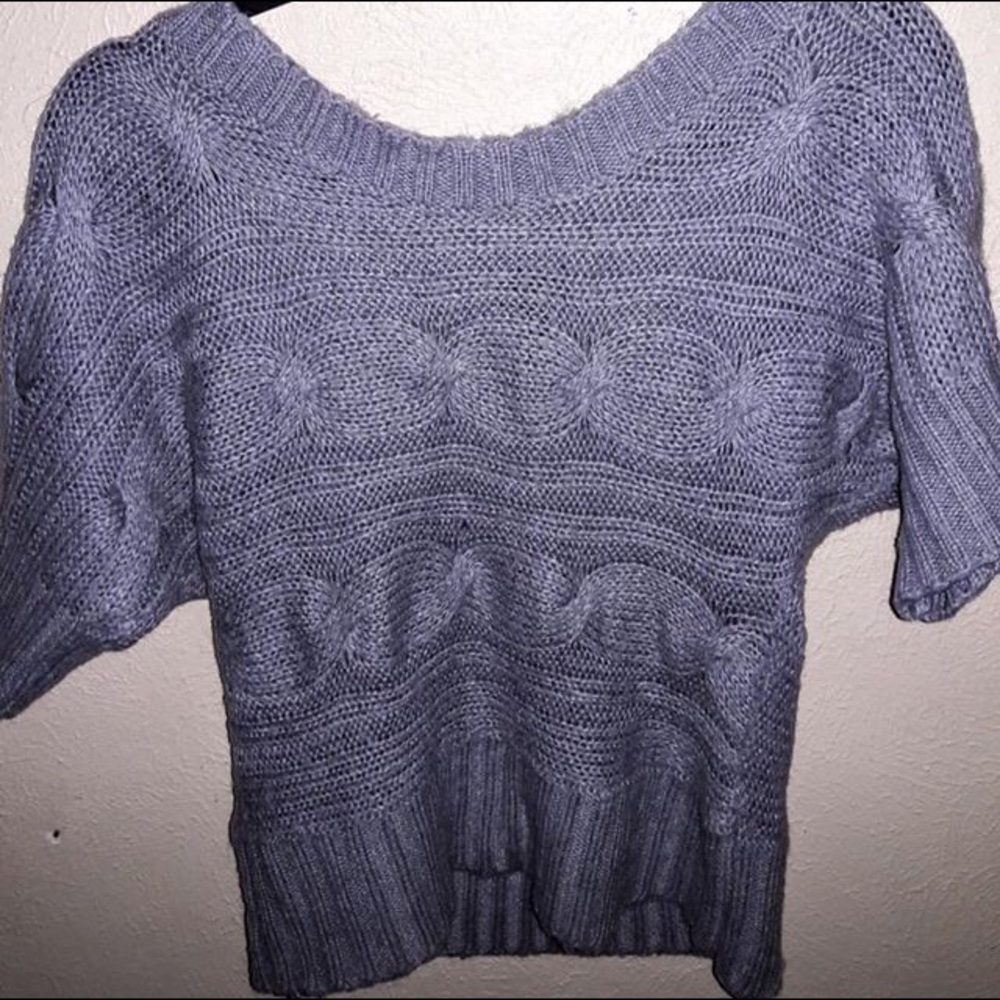 Short Sleeve Sweater Top